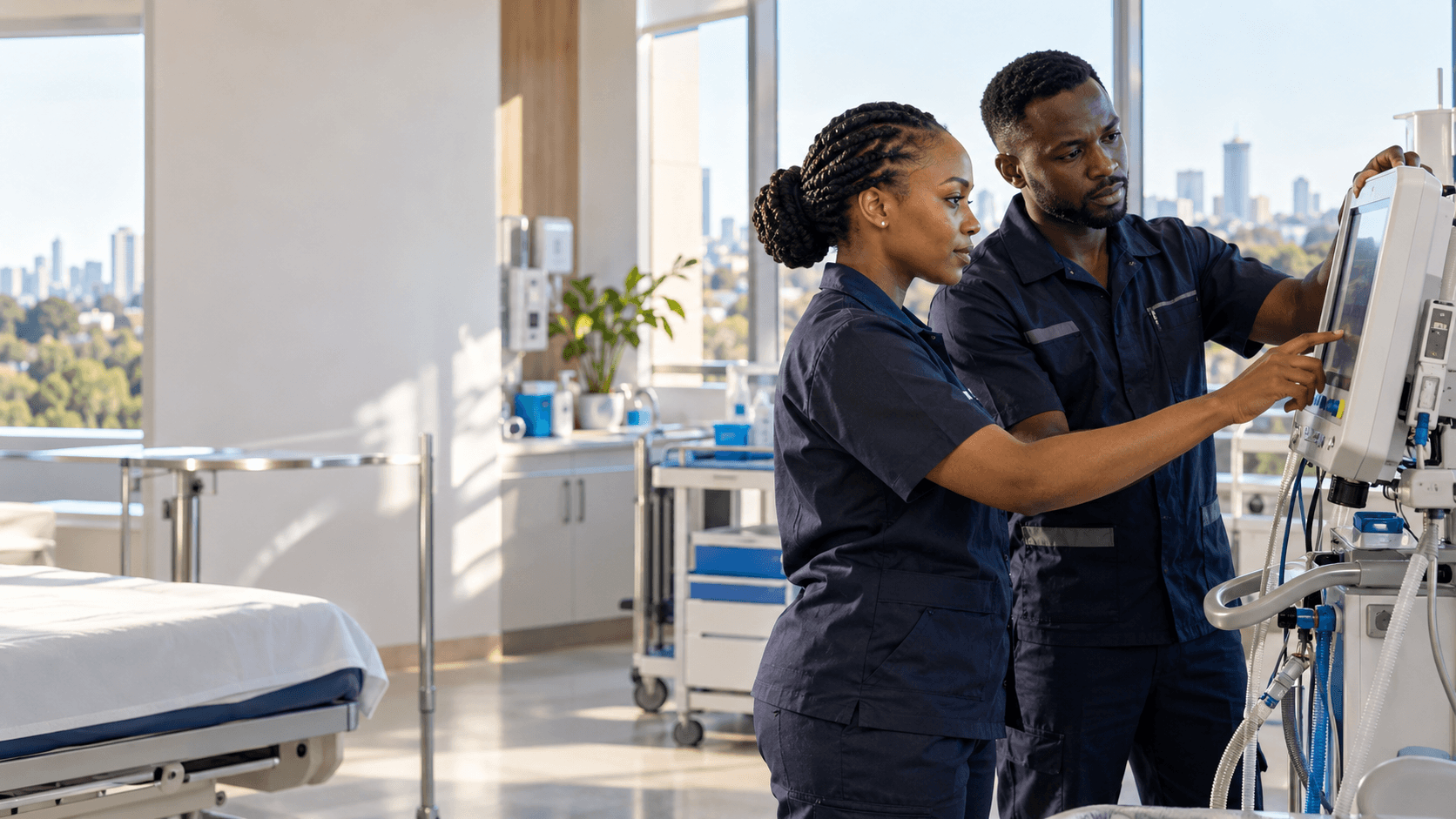 Frontwill Pharm equipment professionals working in a modern clinic
